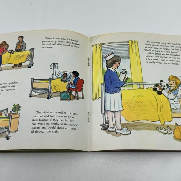 Vintage Golden Book Jenny In Hospital Reit Read Aloud Children Pictures Bedtime - Picture 7 of 12